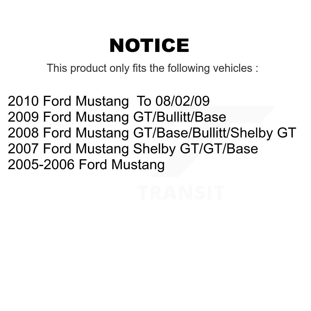 Ensemble de rotule de bras de commande de Suspension inférieure avant gauche pour Ford Mustang