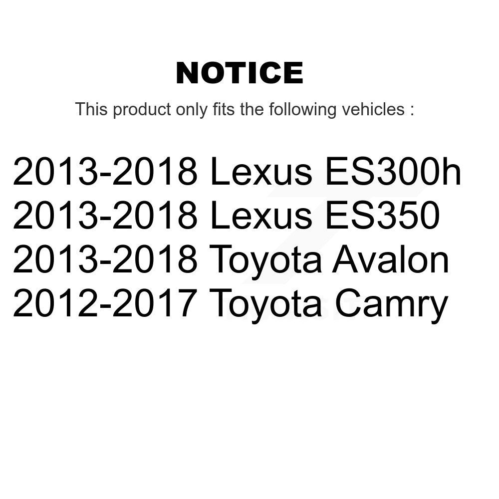 Bras de suspension arrière pour Toyota Camry Lexus ES350 Avalon ES300h