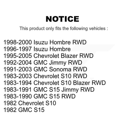 Lien central de direction avant, pour Chevrolet GMC S10 Blazer Sonoma Jimmy S15 Isuzu