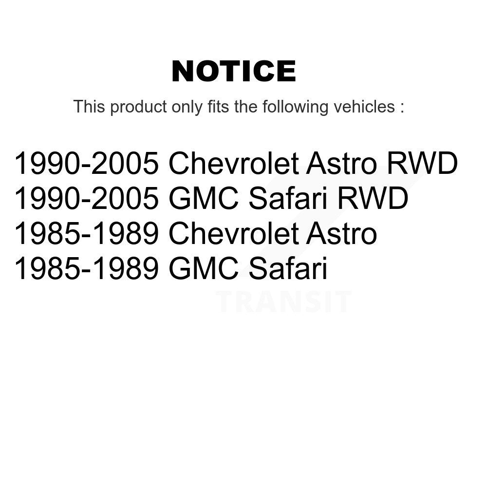 Lien de traînée de direction avant pour Chevrolet Astro GMC Safari TOR-DS1066