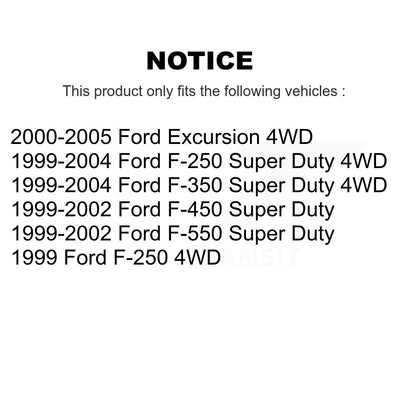 Intérieur droit au niveau de la biellette de direction, extrémité de direction pour Ford F-350 Super Duty