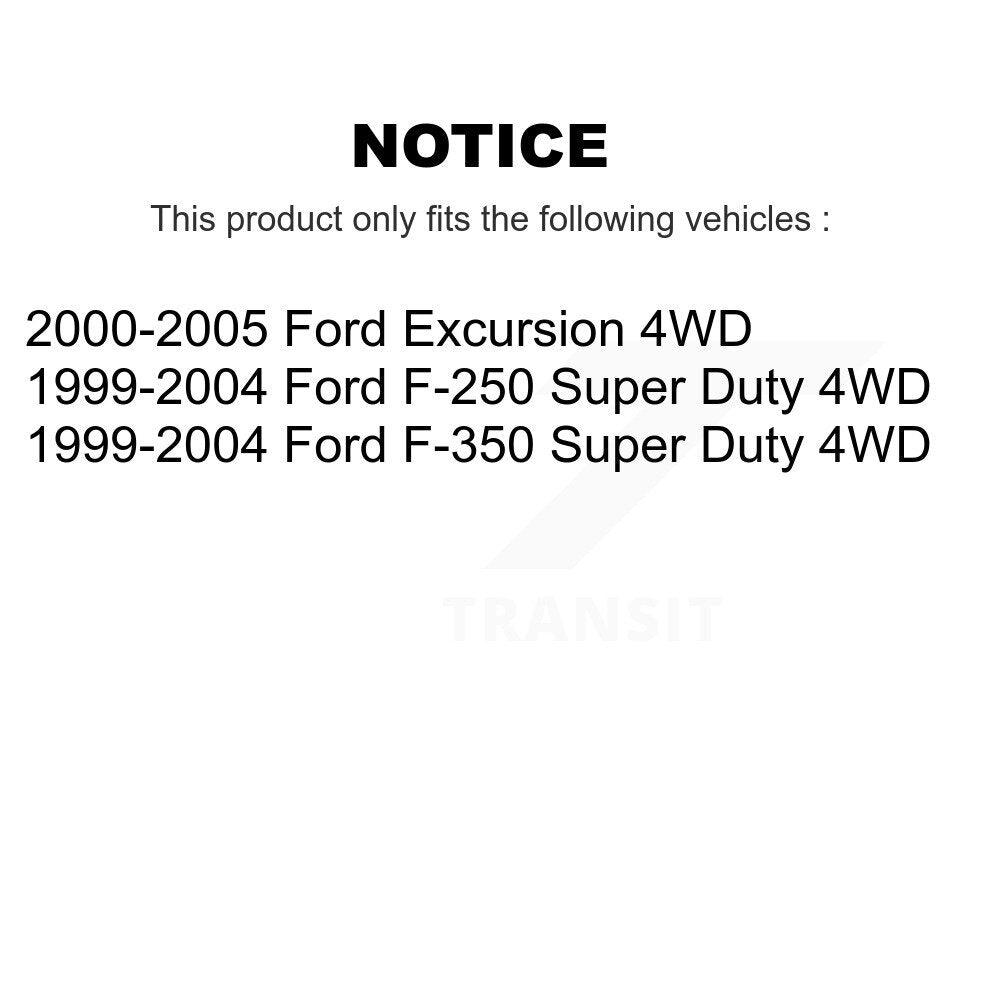 Extrémité de biellette de direction extérieure avant droite pour Ford F-350 Super Duty F-250 excursio
