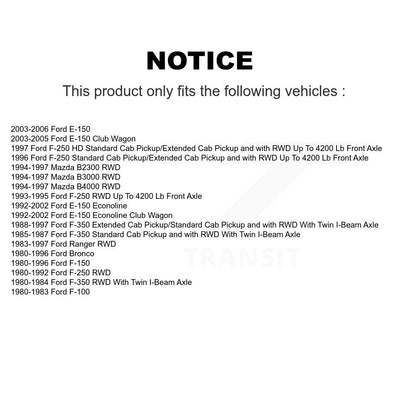 Extrémité de biellette de direction extérieure avant droite, pour Ford F-150 F-250 Ranger F-350 HD Clu