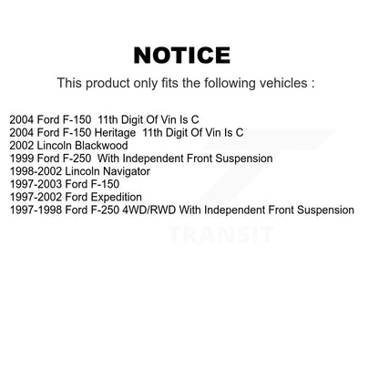 Extrémité de biellette de direction extérieure avant gauche pour Ford F-150 Expedition F-250 Heritage
