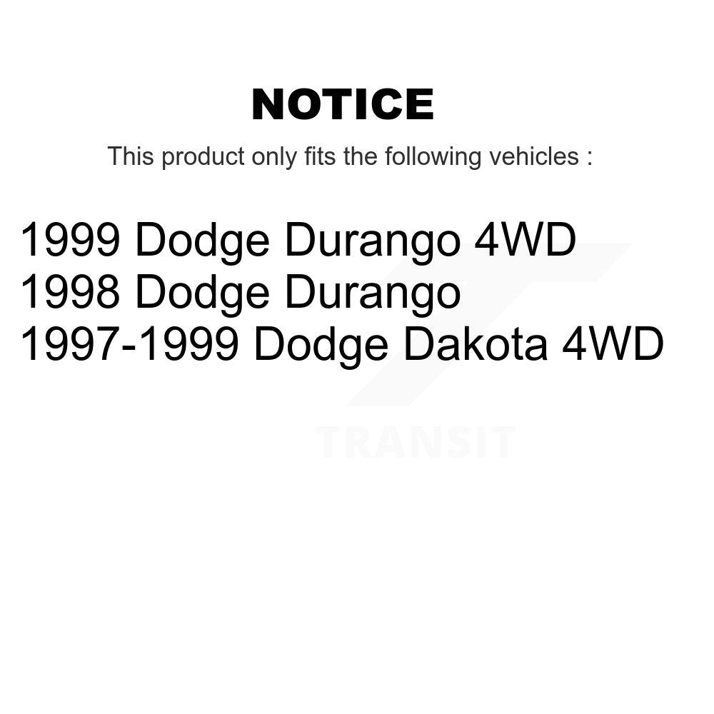 Extrémité de biellette de direction extérieure avant droite pour Dodge Dakota Durango TOR-ES3447T