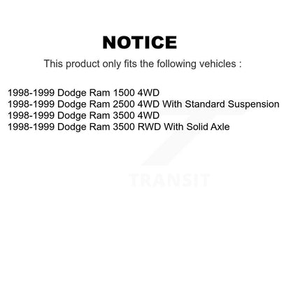 Embout de biellette de direction avant pour Dodge Ram 1998 1999 2500 1500 3500 TOR-ES3497