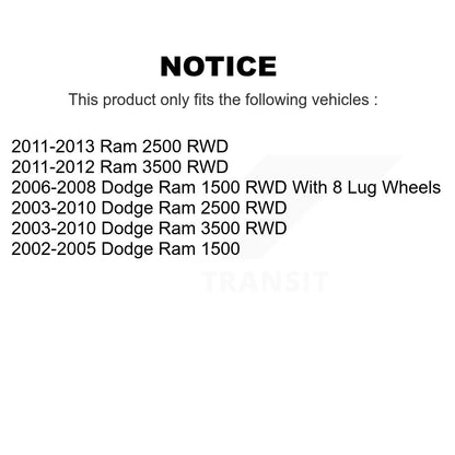 Extrémité de biellette de direction extérieure avant pour Dodge Ram 1500 3500 2500 TOR-ES3538