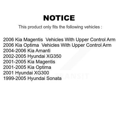 Extrémité de biellette de direction extérieure avant gauche, pour Hyundai Sonata Kia Amanti Optima XG35