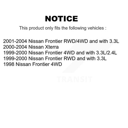 Extrémité de biellette de direction intérieure avant pour Nissan Xterra Frontier TOR-ES3660