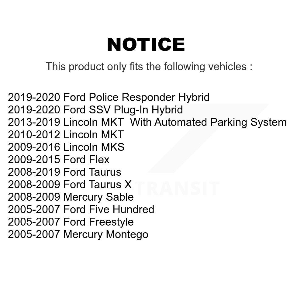 Extrémité de biellette de direction extérieure avant pour Ford Taurus Flex Lincoln cinq cents MKS