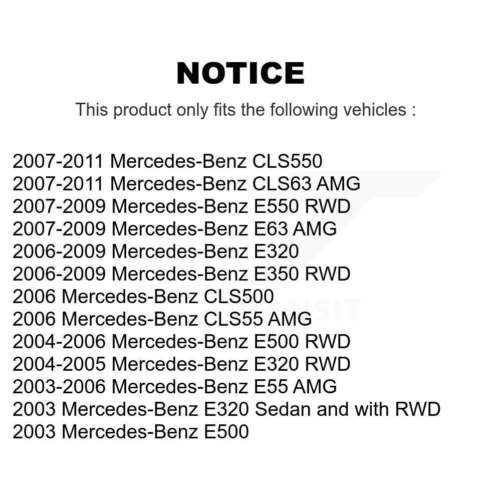 Extrémité de biellette de direction extérieure avant droite pour Mercedes-Benz E320 E350 E500 CLS550