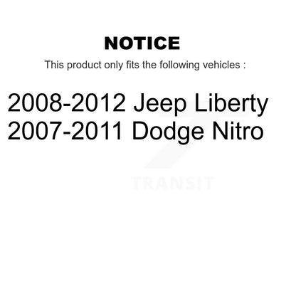 Extrémité de biellette de direction extérieure avant gauche pour Jeep Liberty Dodge Nitro TOR-ES800413