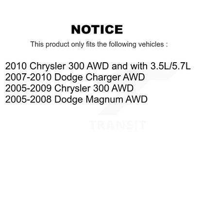 Extrémité de biellette de direction extérieure avant droite pour Chrysler 300 Dodge Charger Magnum