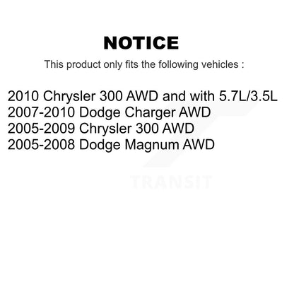 Extrémité de biellette de direction extérieure avant gauche pour Chrysler 300 Dodge Charger Magnum