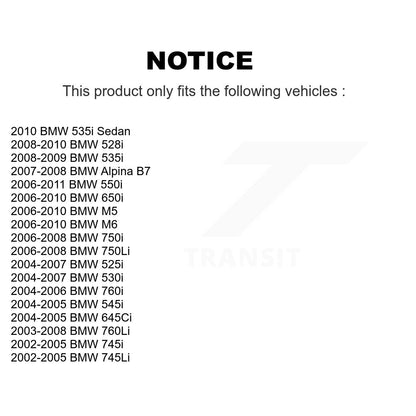 Extrémité de biellette de direction extérieure avant, pour BMW 530i 650i 525i 645Ci 550i 528i 750i M5