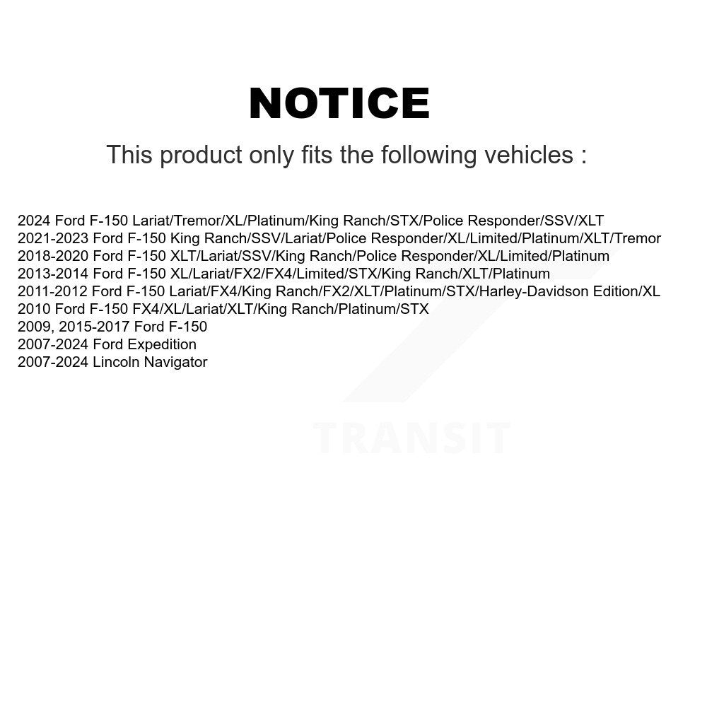 Extrémité de biellette de direction extérieure avant gauche pour Ford F-150 Expedition Lincoln