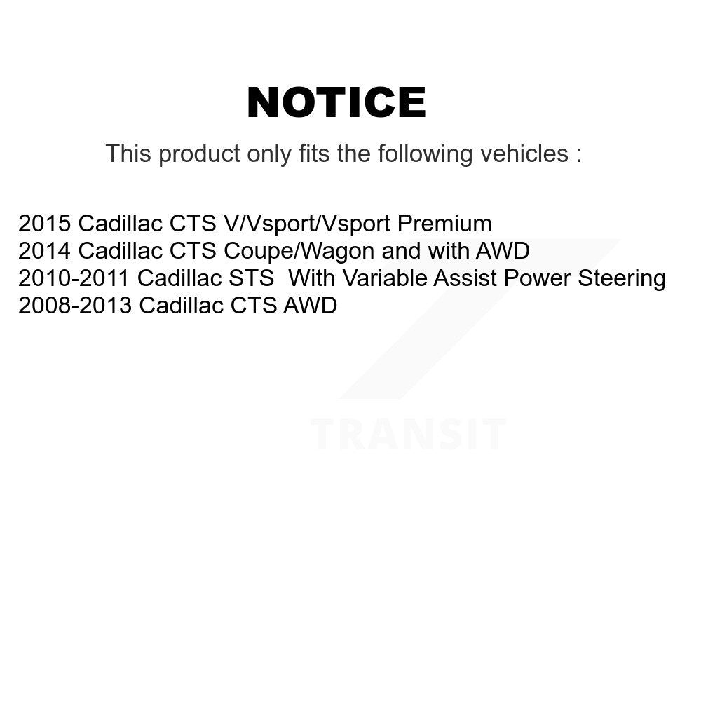Extrémité de biellette de direction extérieure avant droite pour Cadillac CTS STS TOR-ES800642