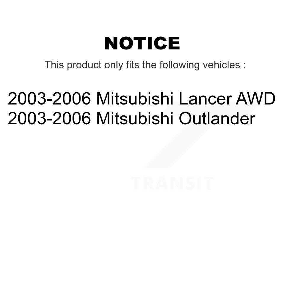 Extrémité de biellette de direction extérieure avant pour Mitsubishi Lancer Outlander 2003-2006