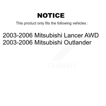 Extrémité de biellette de direction extérieure avant pour Mitsubishi Lancer Outlander 2003-2006
