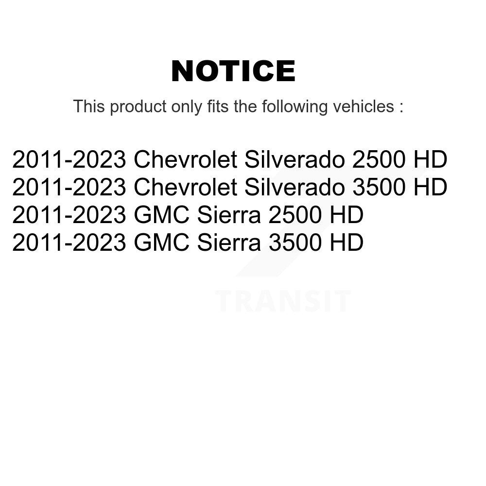 Extrémité de biellette de direction extérieure avant, pour GMC Chevrolet Sierra 2500 HD Silverado 350