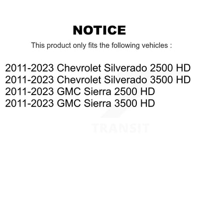 Extrémité de biellette de direction extérieure avant, pour GMC Chevrolet Sierra 2500 HD Silverado 350