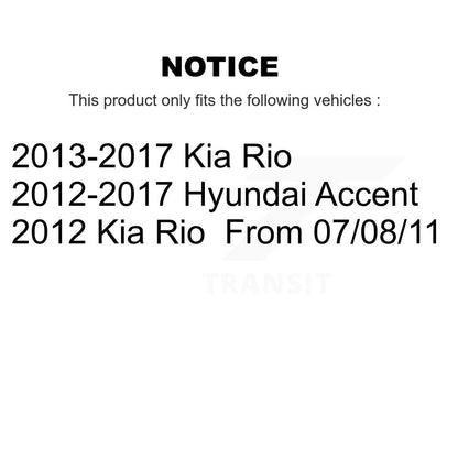 Extrémité de biellette de direction extérieure avant droite pour Hyundai Accent Kia Rio TOR-ES801131