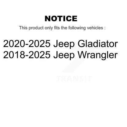 avant gauche de la barre de direction extérieure bout pour Jeep Wrangler Gladiator TOR-ES801643