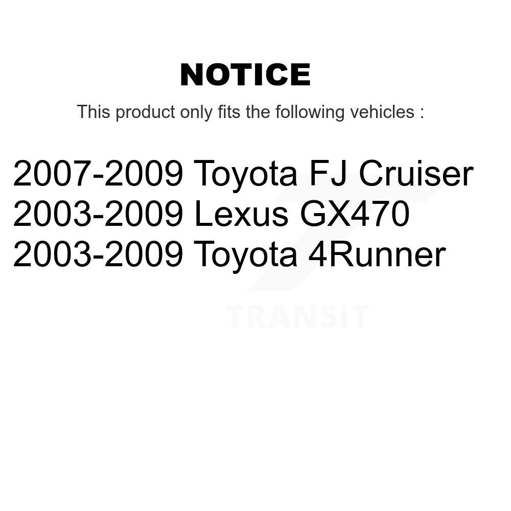 Extrémité de biellette de direction extérieure avant, pour Toyota 4Runner FJ Cruiser Lexus GX470