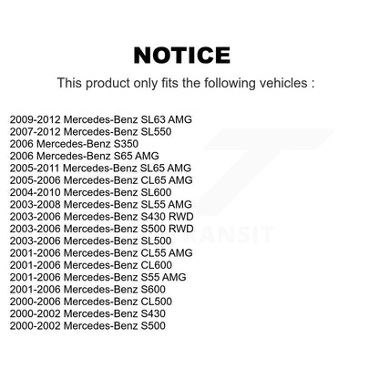 Extrémité de biellette de direction extérieure avant, pour mercedes-benz SL500 SL550 S430 S500 SL55