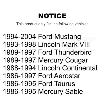 Extrémité de biellette de direction intérieure avant pour Ford Mustang Thunderbird Aerostar Mercury