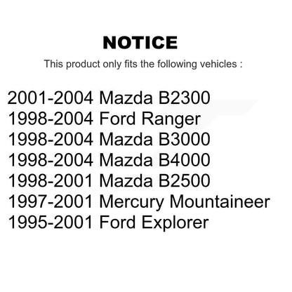 Extrémité de biellette de direction intérieure avant, pour Ford Ranger Mazda Explorer B4000 B3000