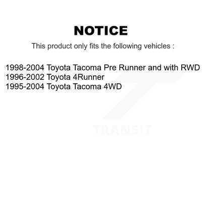 Extrémité de biellette de direction intérieure avant pour Toyota 4Runner Tacoma TOR-EV433