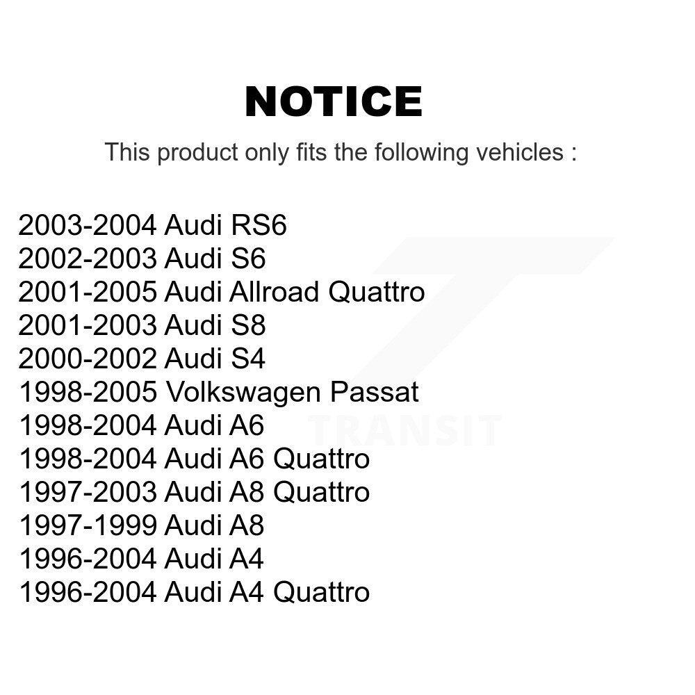 Extrémité de biellette de direction intérieure avant, pour Audi Volkswagen Passat A4 Quattro A6 S4 A8