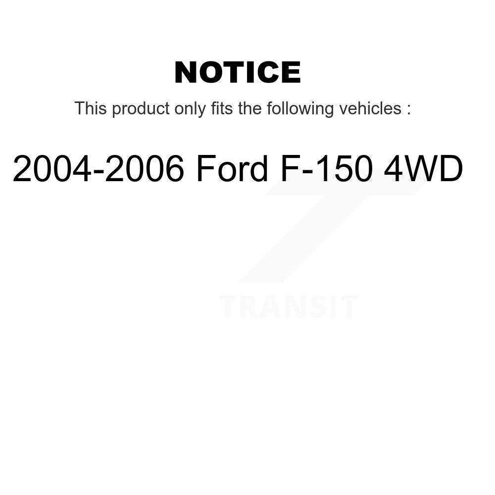 Extrémité de biellette de direction intérieure avant pour Ford F-150 4WD 2004-2006 TOR-EV463