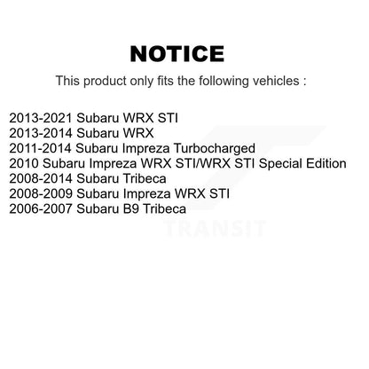 Extrémité de biellette de direction intérieure avant pour Subaru Impreza WRX STI Tribeca B9