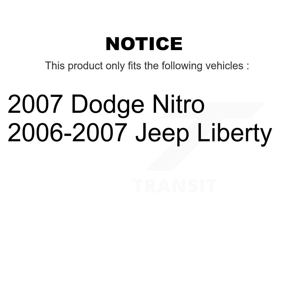 Extrémité de biellette de direction intérieure avant pour Jeep Liberty Dodge Nitro TOR-EV800416