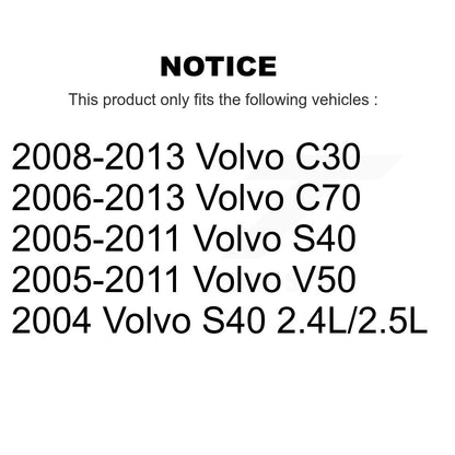 Extrémité de biellette de direction intérieure avant, pour Volvo S40 C30 V50 C70 TOR-EV800458