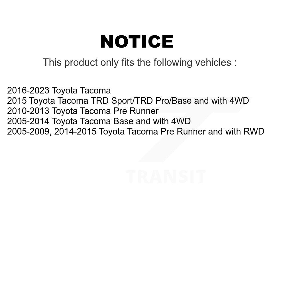 Extrémité de biellette de direction intérieure avant pour Toyota Tacoma TOR-EV800529