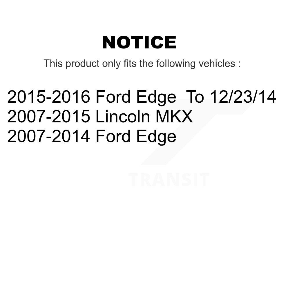 Extrémité de biellette de direction intérieure avant pour Ford Edge Lincoln MKX TOR-EV800576