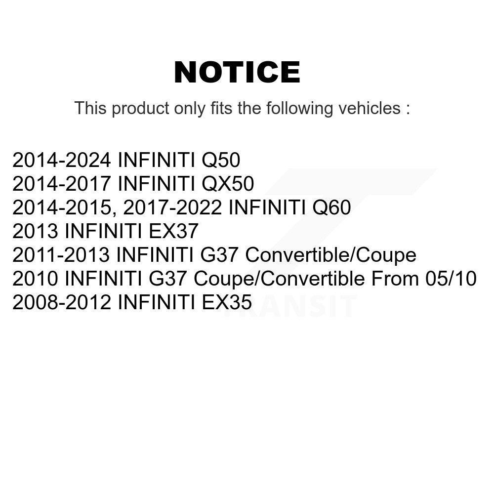 Extrémité de biellette de direction intérieure avant, pour INFINITI Q50 G37 QX50 EX35 Q60 EX37