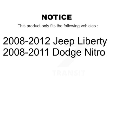 Extrémité de biellette de direction intérieure avant pour Jeep Liberty Dodge Nitro TOR-EV800890
