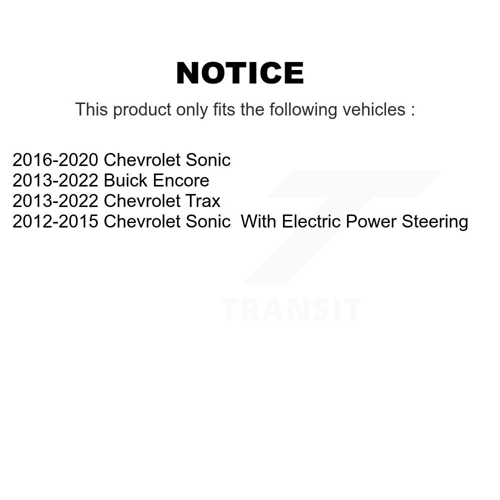 Extrémité de biellette de direction intérieure avant, pour Chevrolet Buick Encore Trax Sonic