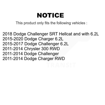 Extrémité de biellette de direction intérieure avant, pour Dodge Charger Challenger Chrysler 300
