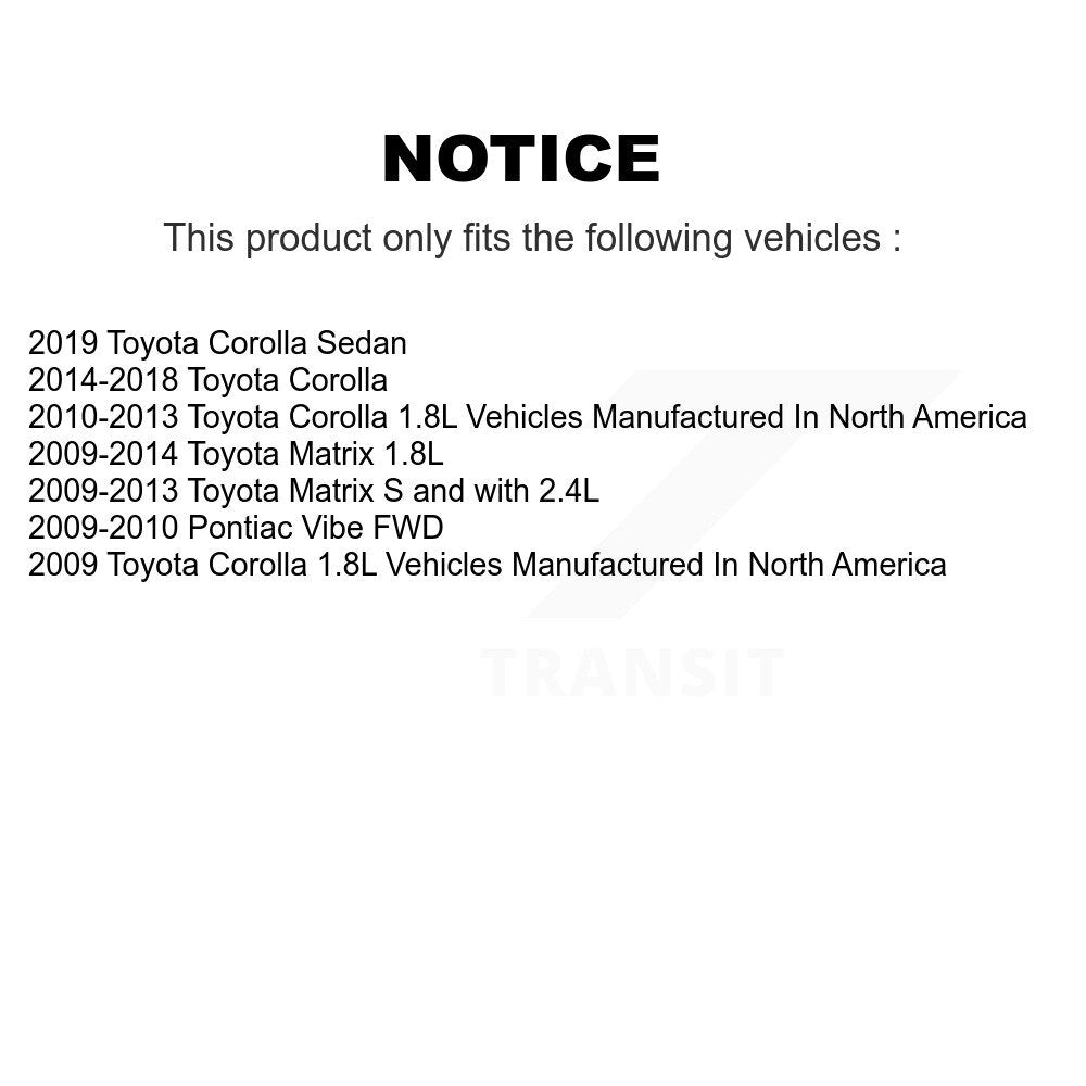 Extrémité de biellette de direction intérieure pour Toyota Corolla Matrix Pontiac Vibe TOR-EV801193