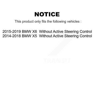 Fin de barre de direction avant intérieure pour BMW X5 X6 sans contrôle actif