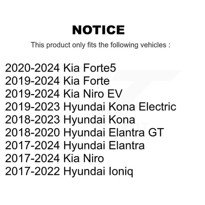 Extrémité de biellette de direction intérieure avant, pour Hyundai Elantra Kona Kia Forte Electric GT