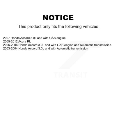 Extrémité de biellette de direction intérieure avant pour Honda Accord Acura RL TOR-EV80208
