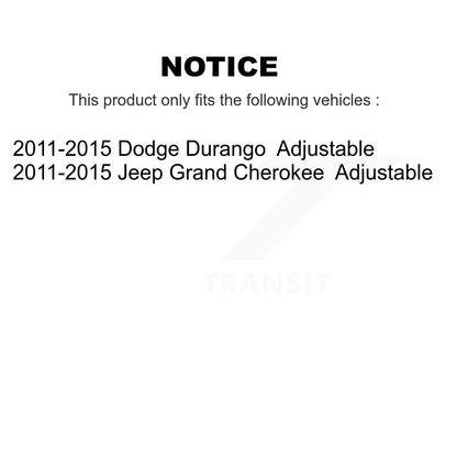 Rotule de Suspension supérieure avant pour Jeep Grand Cherokee Dodge Durango