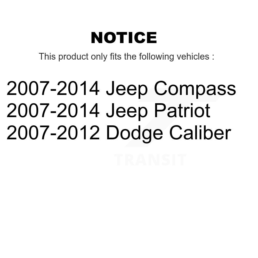 Douille de bras de commande de Suspension avant inférieure avant, pour Jeep Patriot Compass