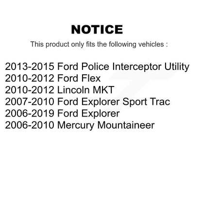 Kit de bagues de barre stabilisatrice de Suspension avant au cadre, pour Ford Explorer Sport MK